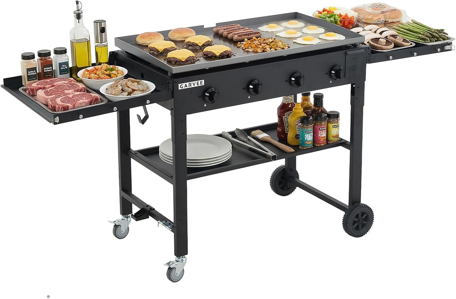 Camping Cooking Flat Top - Tacleekii, Panggangan Datar 36 Inci, Panggangan