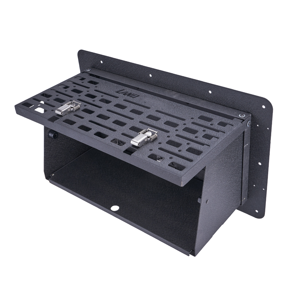 Camping Cooking Organizer - Meja Drop Down lipat pintu belakang,