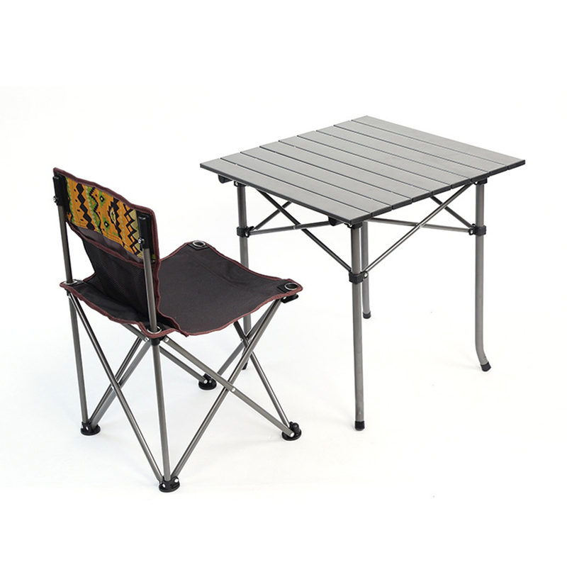 # @Meja & Kursi Lipat Kayu 5 P - Camping Cooking Dining Set ulasan dan harga