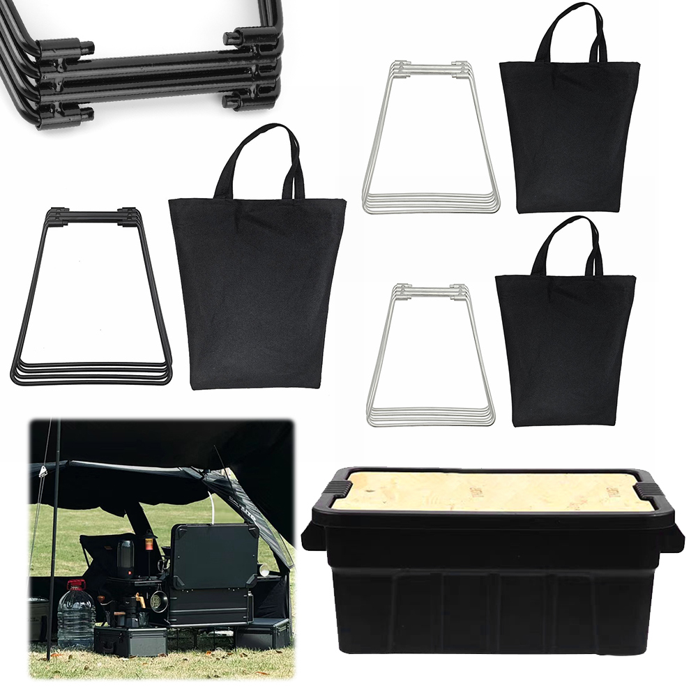 Rak Lipat Portabel dari Logam  - Camping Cooking Organizer ulasan dan harga