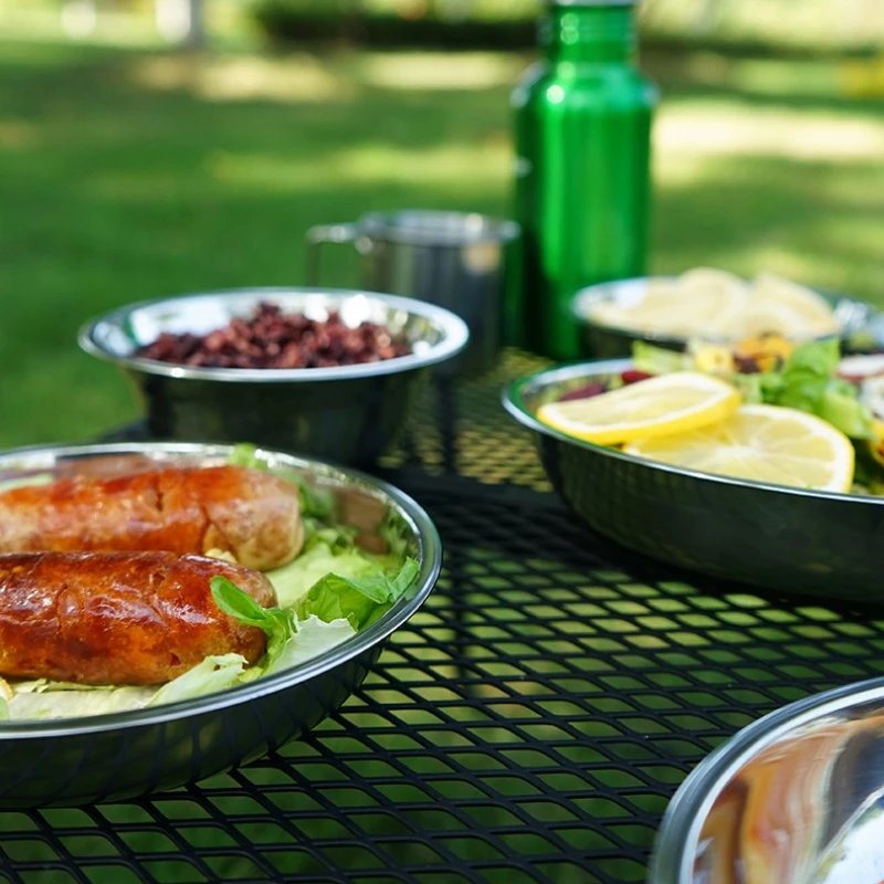 Piring makan portabel, kemah S - Camping Cooking Dining Set ulasan dan harga