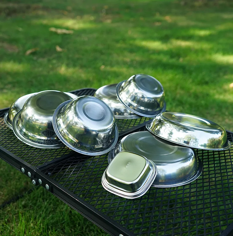 Set Peralatan Makan Camping Po - Camping Cooking Dining Set ulasan dan harga