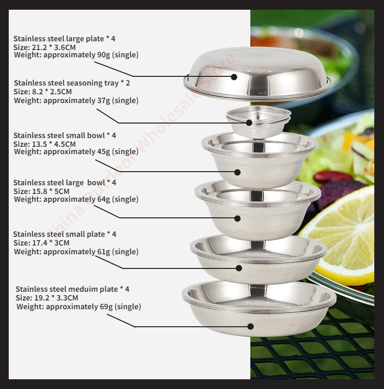 Set Peralatan Makan Camping Po - Camping Cooking Dining Set ulasan dan harga