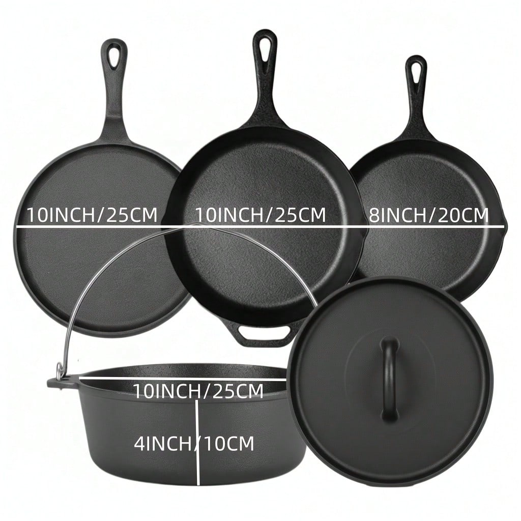 PACILACK Set Panci dan Wajan B - Camp Dutch Oven Cast ulasan dan harga