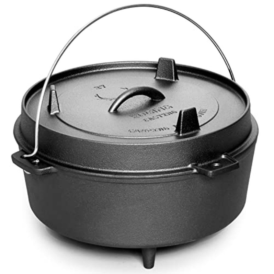 Panci Besi Cor Berlapis Bumbu  - Camp Dutch Oven Cast ulasan dan harga