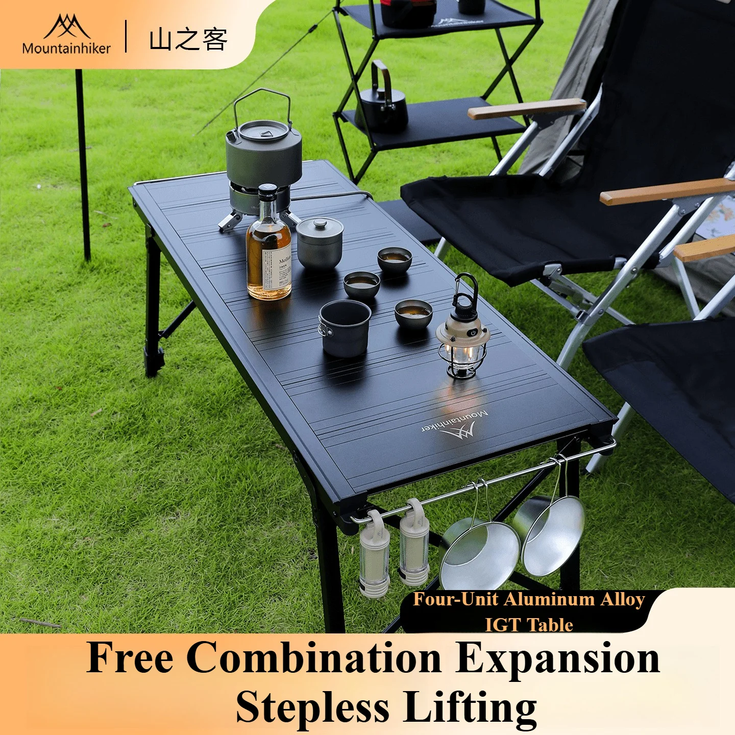 Mountainhiker Berkemah Lipat A - Camping Cooking Table ulasan dan harga