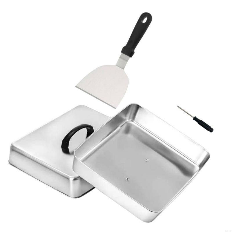Penutup Atas Datar dengan Bent - Camping Cooking Flat Top ulasan dan harga
