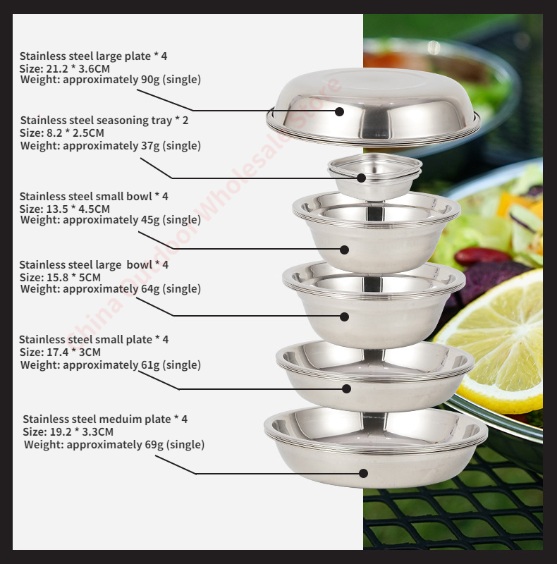 Set Peralatan Makan Portabel C - Camping Cooking Dining Set ulasan dan harga