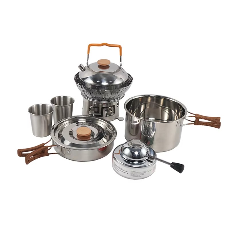 Peralatan Masak Portabel Berku - Quality Camping Cooking Set ulasan dan harga