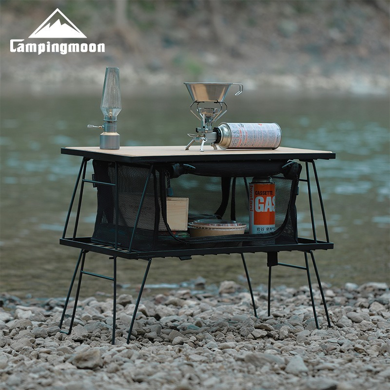CAMPINGMOON T-230 Rak Penyimpa - Camping Cooking Table ulasan dan harga