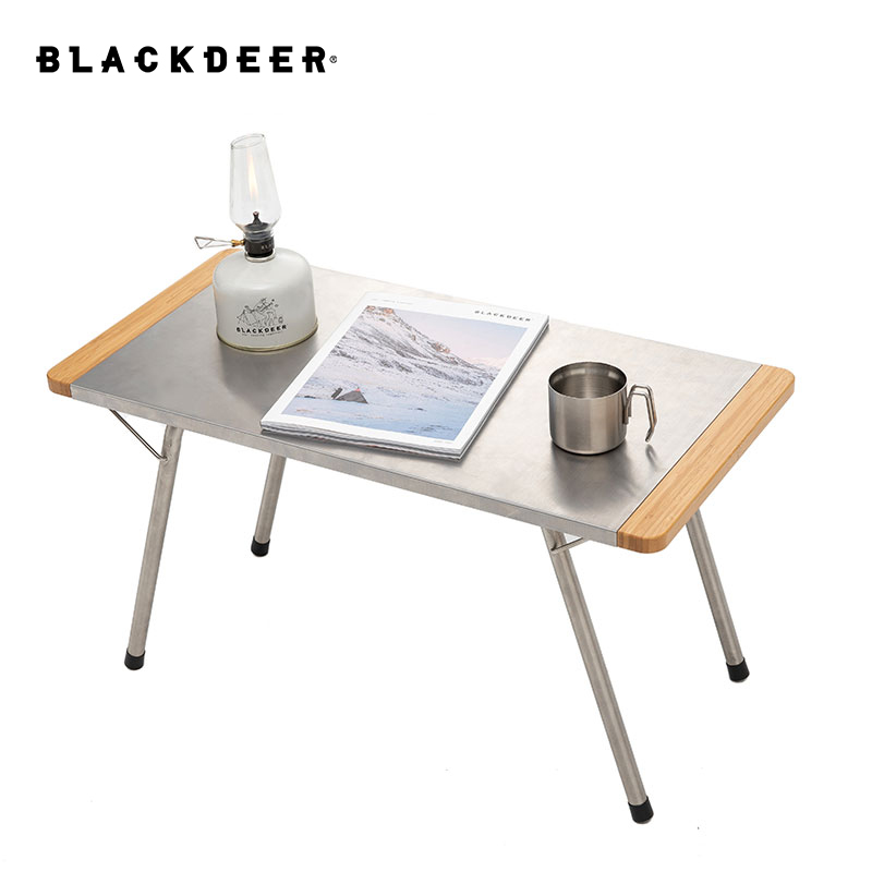 Meja Lipat Bambu Baja Tahan Ka - Camping Cooking Table ulasan dan harga