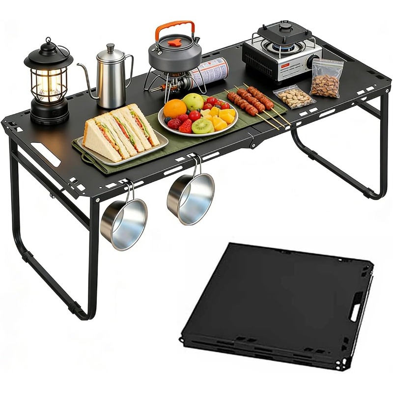 Meja Camping Lipat Portabel ya - Camping Cooking Table ulasan dan harga