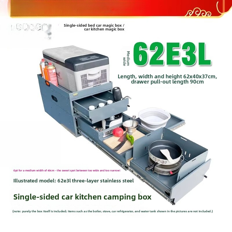 Kotak Dapur & Penyimpanan Port - Camping Cooking Organizer ulasan dan harga